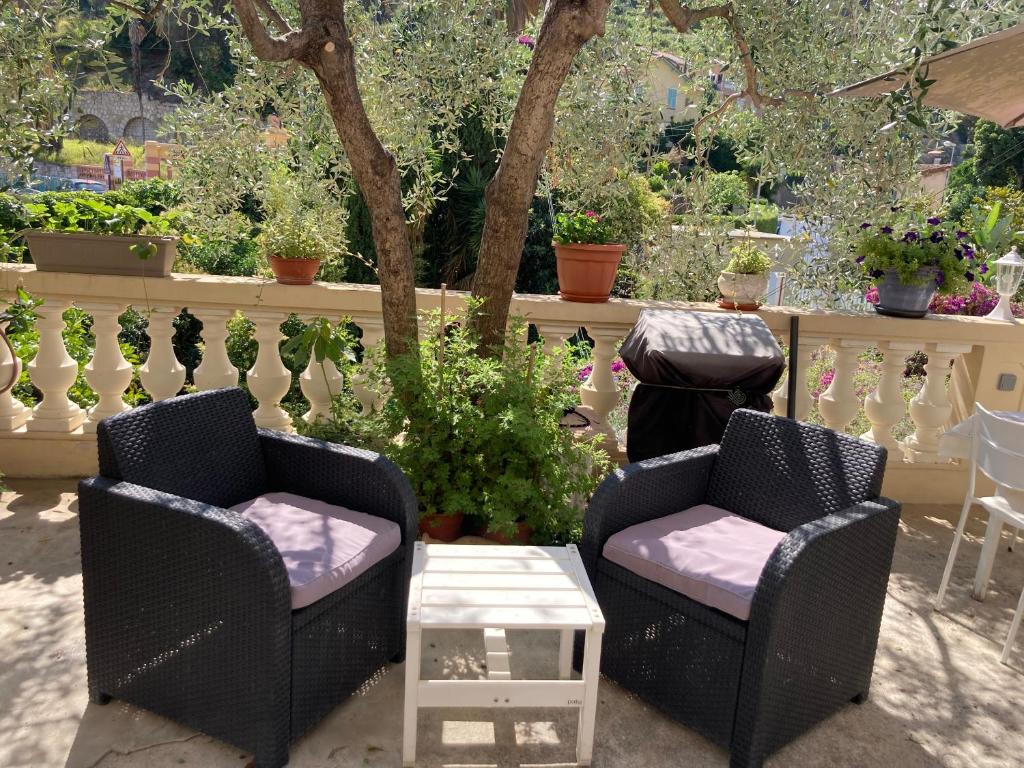 Appartement Studio Villa la Cigale avec grand Terrasse Villa la Cigale 45 Boulevard de Garavan 06500 Menton