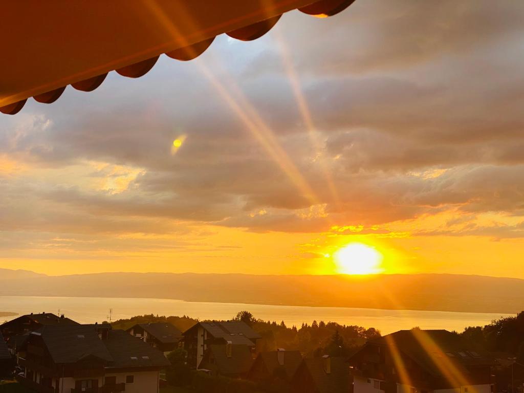 Studio vue lac leman Le Telemark Route du Planchamp, 74500 Thollon-les-Mémises