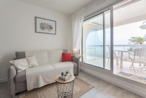 Studio vue mer, avec grande terrasse
