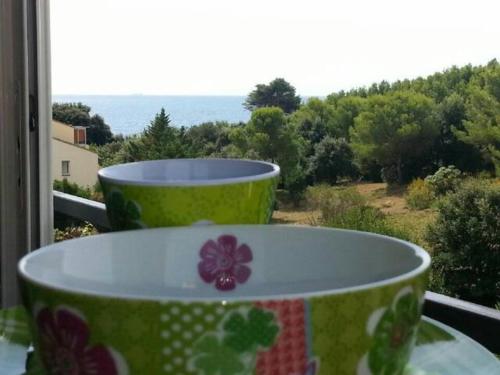 STUDIO VUE MER ET CHATEAU EN PROVENCE