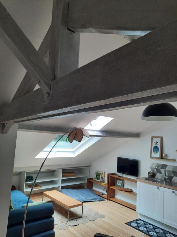 Studio vue sur la mer au 6ème et dernier étage