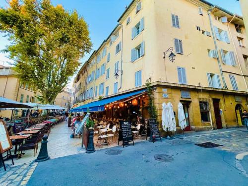 StudioCosy En plein Coeur d'Aix en Provence Netflix-terrasse-wifi-clim
