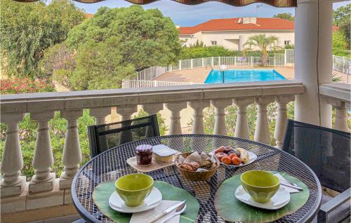 Stunning apartment in St Raphal with 1 Bedrooms, WiFi and Outdoor swimming pool