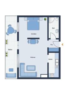 Stylische Wohnung mit Weitblick und großem Balkon