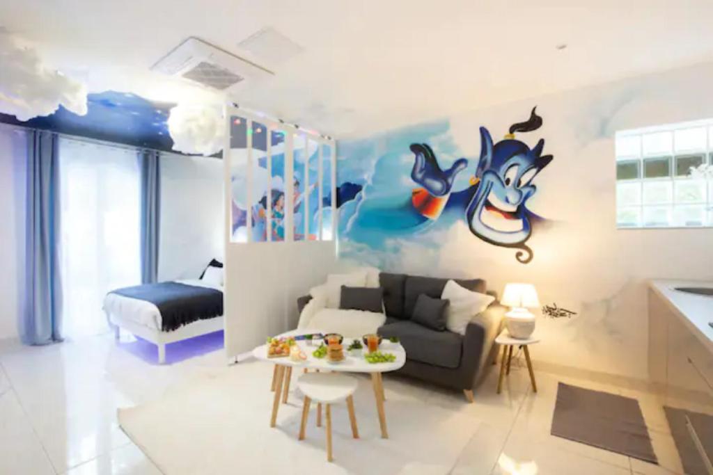 Appartement Suite Aladdin - 4P - Proche Disney 38 Rue des champs forts, suite Aladdin new, 77450 Montry 77450 Montry