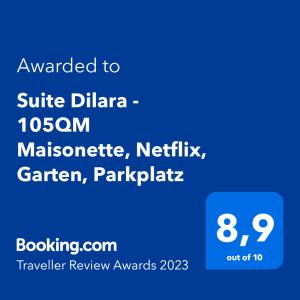 Suite Dilara by NINJA SPACES - 105QM Maisonette, Netflix, Garten, Parkplatz