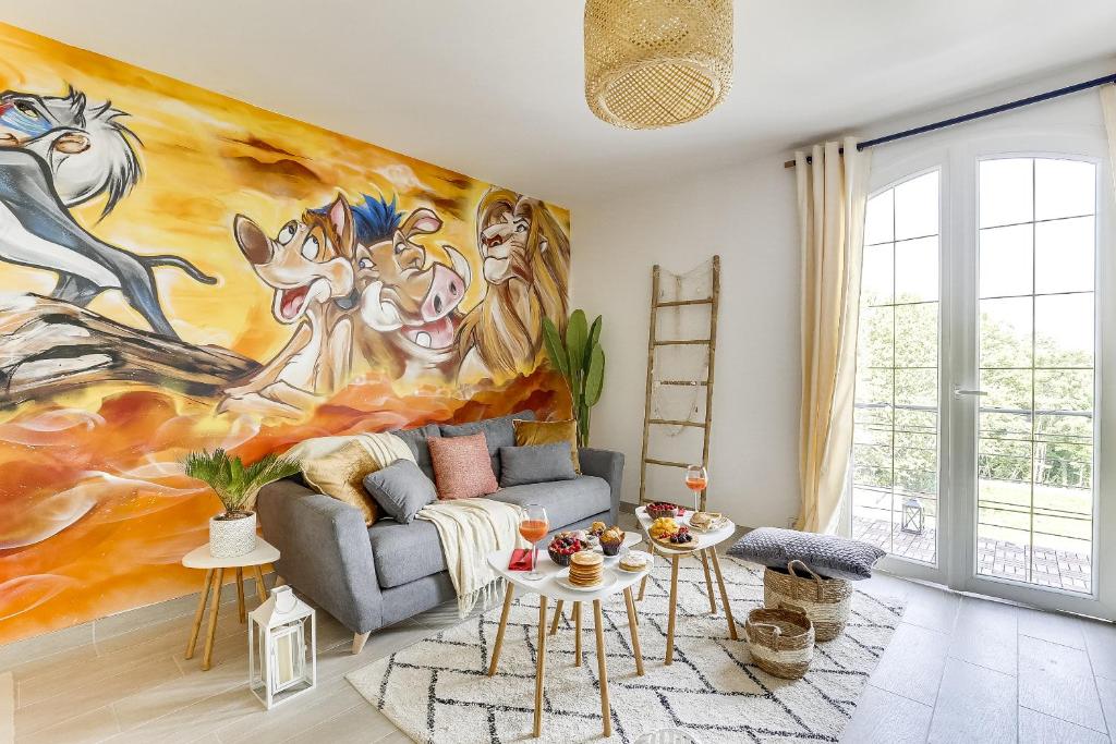 Appartement Suite Roi Lion - 4P - Proche Disney 38 Rue des Champs Forts Suite Roi Lion new 77450 Montry