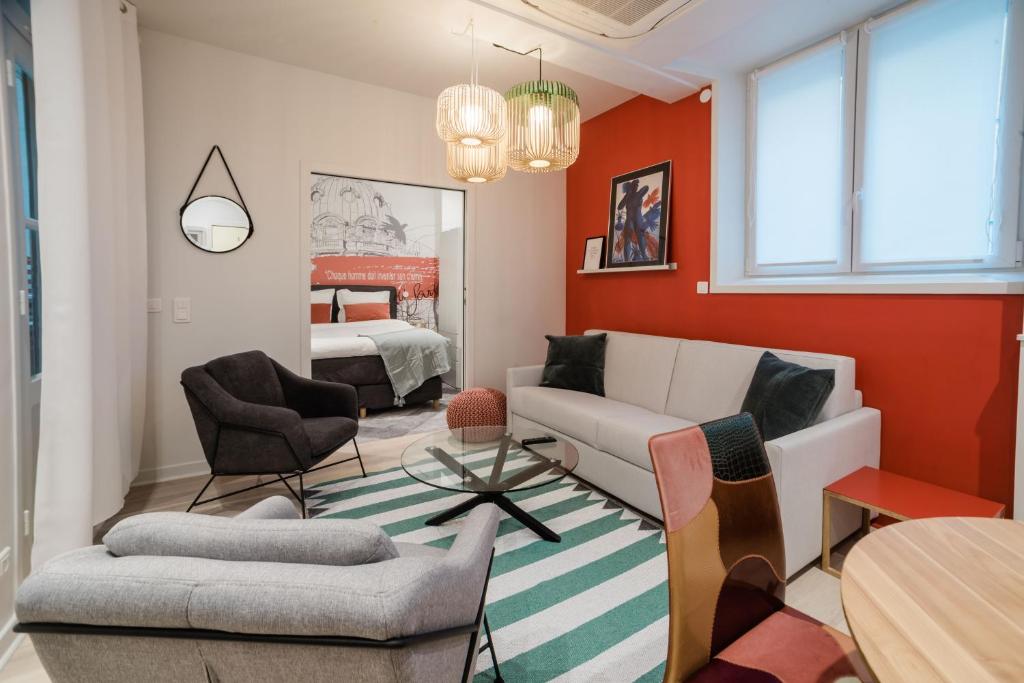 SUITE SARTRE : au cœur de la Rive Gauche, neuf, design, 2/4 personnes 28 Boulevard Raspail, 75007 Paris