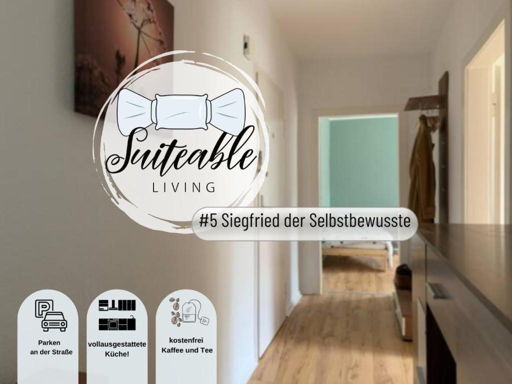 Appartement Suiteable Living - #5 Siegfried der Selbstbewusste 12 Wusthoffstraße 45131 Essen