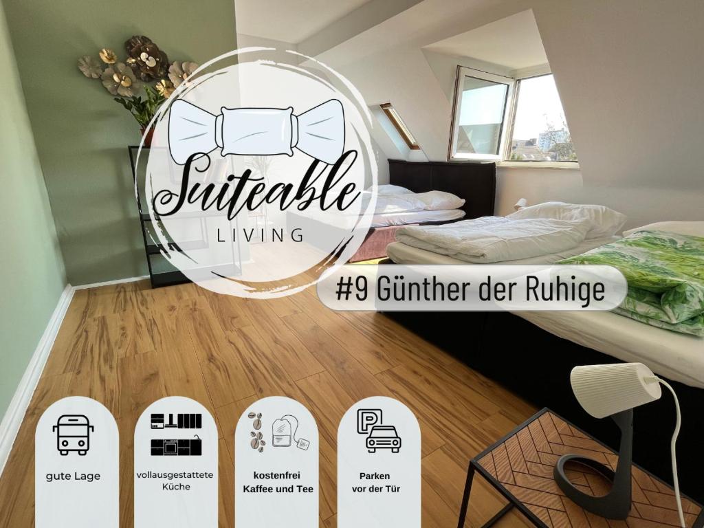 Appartement Suiteable Living - #9 Günther der Ruhige 12 Wusthoffstraße 45131 Essen