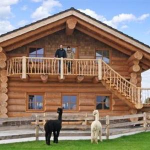 Appartement Sun Star Chalet Holzblockhaus auf der Alpakaweide 2b Dorfstraße 93455 Traitsching Bavière