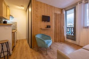 Sunny appartement centre ville vue Mont Blanc balcon 3 personnes