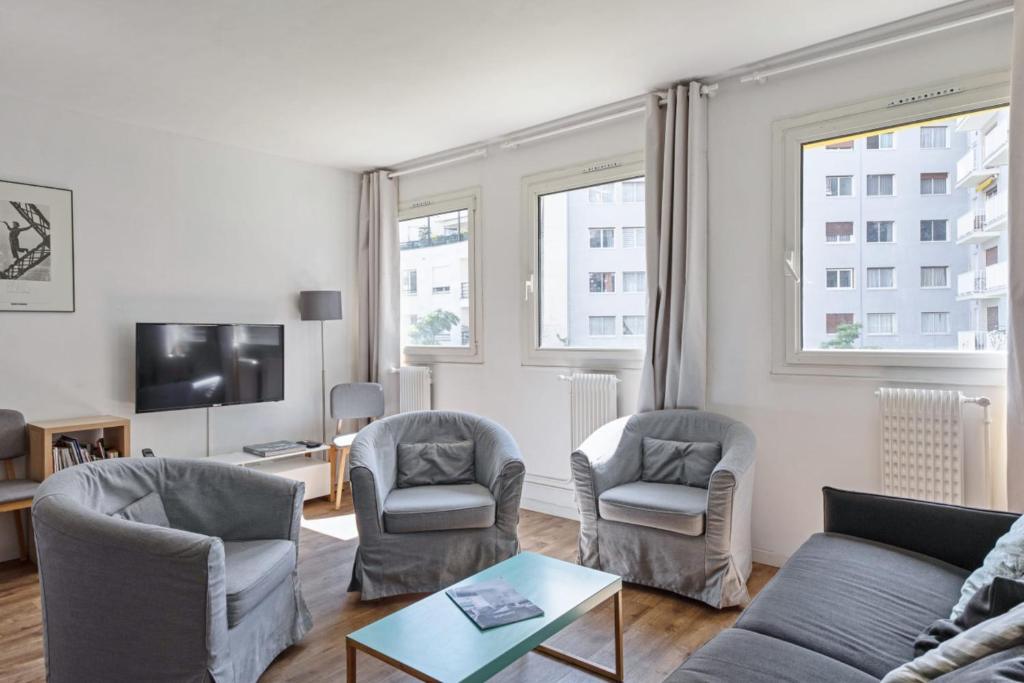 Appartement Sunny & quiet 2br near the Eiffel Tower Invalides Beaugrenelle Welkeys 146 Boulevard de Grenelle A 3e étage 75015 Paris