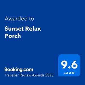 Sunset Relax Porch