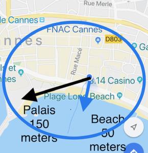 Super 2 bedrooms central apartment prox Palais and sea view