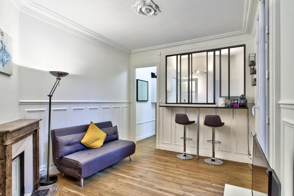 Superb calm studio nearby the Eiffel Tower - Welkeys 9 bis rue Quinault, 75015 Paris
