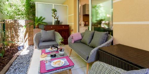 Superb & Spacious 1-bed Flat in Cannes with Private Garden