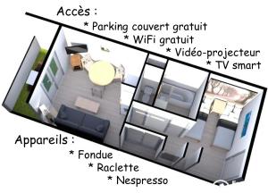 Appartement Superb view+Swim Pool+Smart TV+Netflix+Projector 336 Avenue des Marmottes 38750 Huez Rhône-Alpes