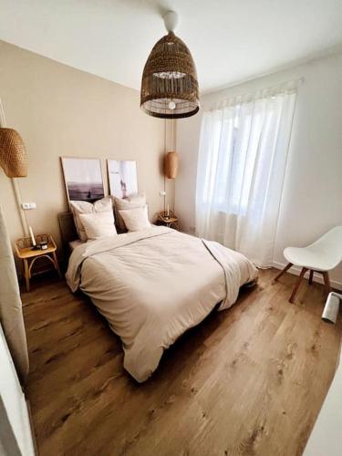 Superbe appartement avec cheminée.