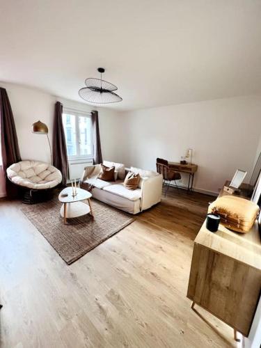 Superbe appartement avec cheminée.