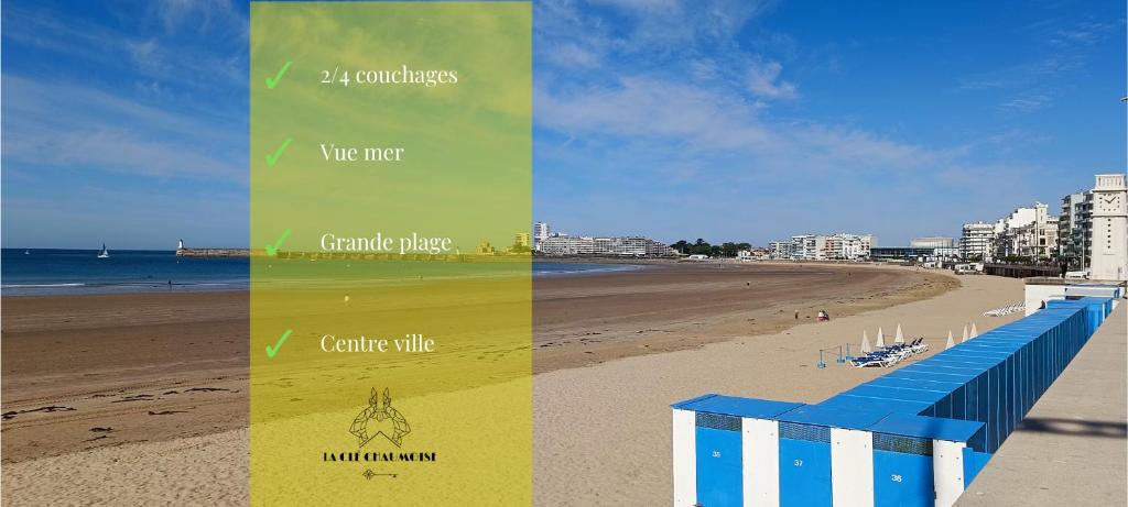 Appartement Superbe appartement avec vue mer - 50 m du remblai - La Clé Chaumoise 2 Rue Commines 85100 Les Sables dʼOlonne