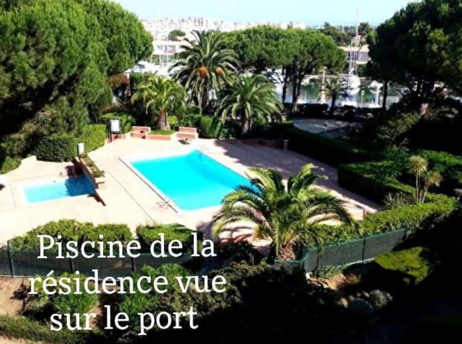 Superbe appartement climatisé vue port et mer - 4YACHT37 66750 Saint-Cyprien Plage