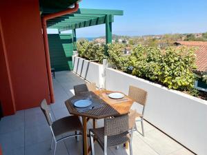 Superbe appartement, grande terrasse vue mer et montagne