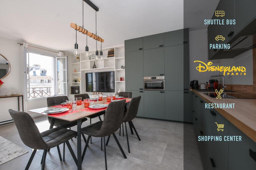 Appartement Superbe appartement pour 6 personnes à Disneyland 40 Cours du Danube 77700 Serris