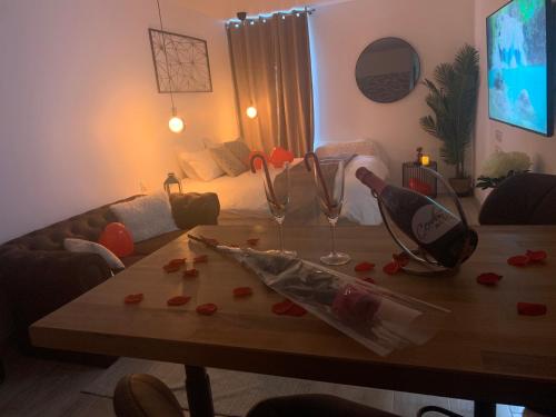 Superbe appartement privé avec jacuzzi