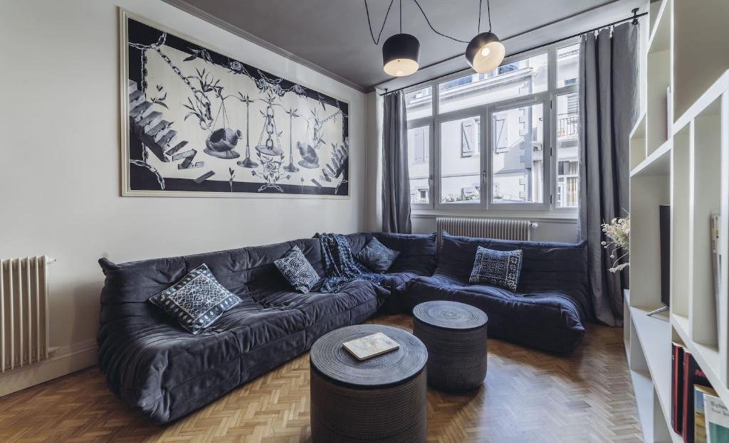 Superbe appartement spacieux et élégant au cœur de Biarritz avec patio 6 Rue Champ Lacombe, 64200 Biarritz