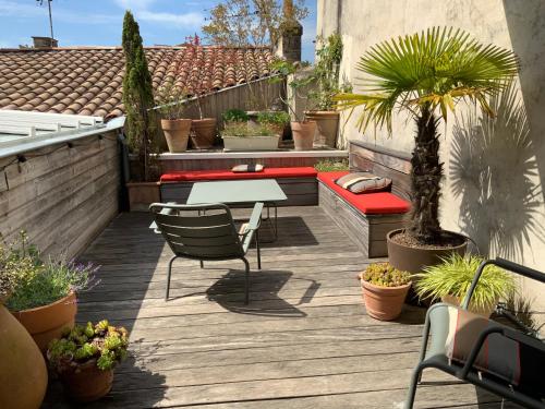 Superbe appartement terrasse au cœur des Chartrons