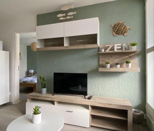 Superbe Apt, 250m plage du môle, clim, parking