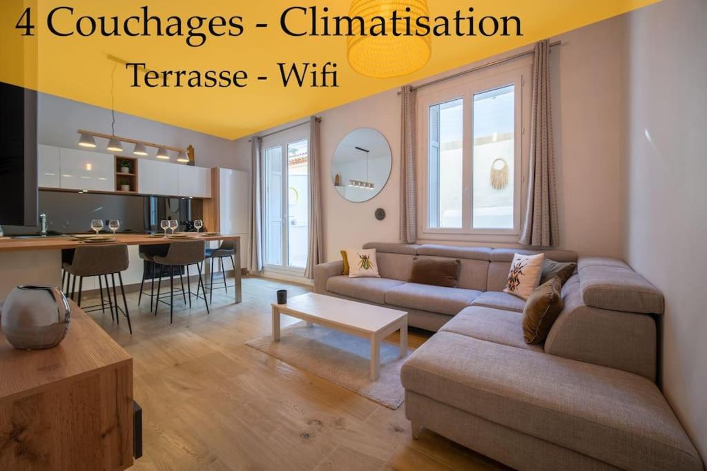 Superbe DUPLEX de 70m2 avec 2 CHAMBRES en HYPER CENTRE au CALME sur COUR classé 3 ETOILES avec PARKING en option