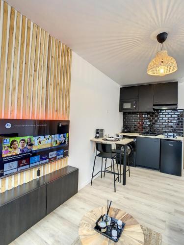 Superbe studio cosy rénové centre-ville 2 pers