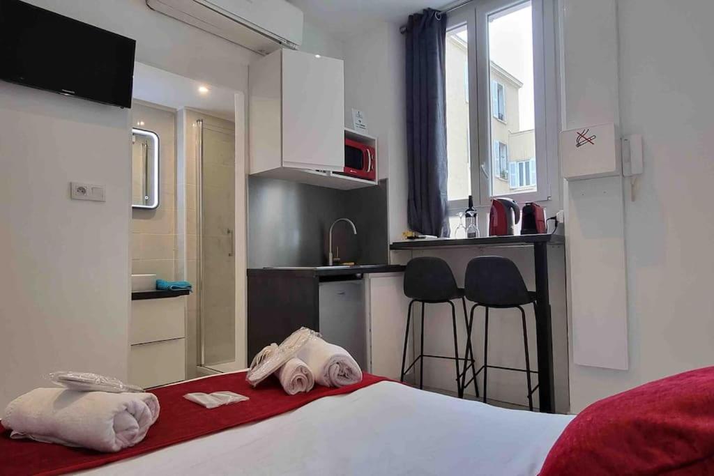 Appartement Superbe studio hyper centre, à 150 m de la plage - Moscou 6 Rue Marceau 06400 Cannes