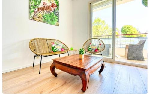 Superbe studio lumineux et spacieux sur Cannes, à quelques minutes de la célèbre rue d'Antibes !