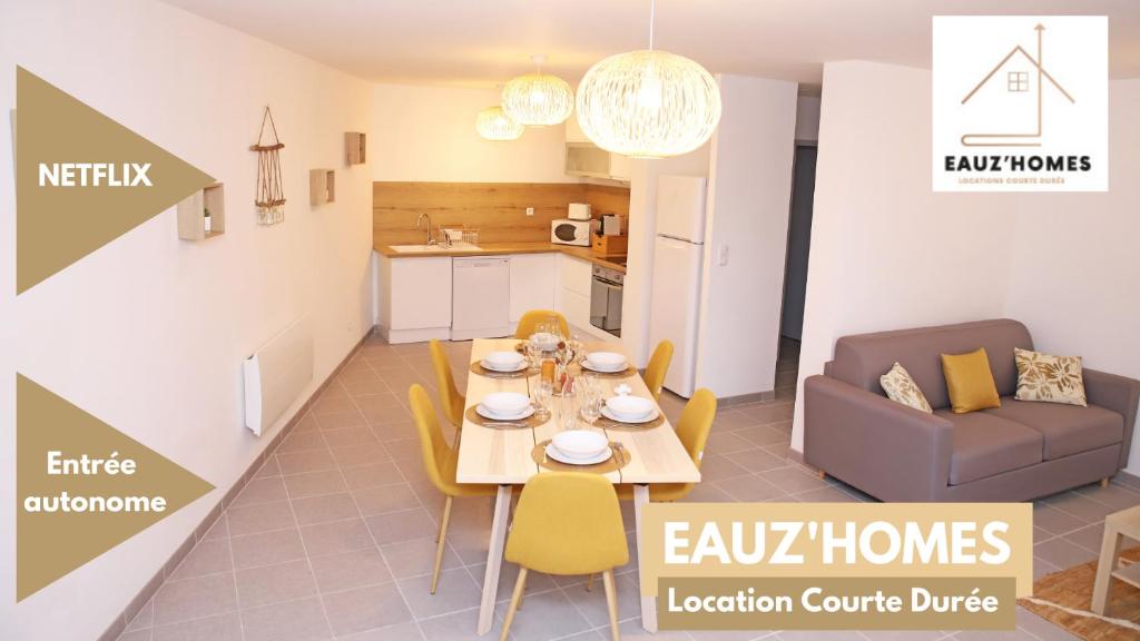 Appartement #Sweet Moments By Eauz'Homes -WiFi-Netflix Appt 1 4 Avenue de Sauboires 32800 Eauze