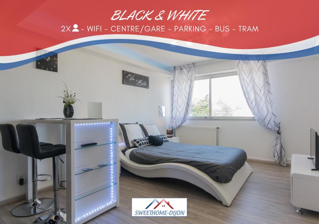 Appartement SweetHome Dijon - Black & White 15B AVENUE ALBERT 1ER 21000 Dijon