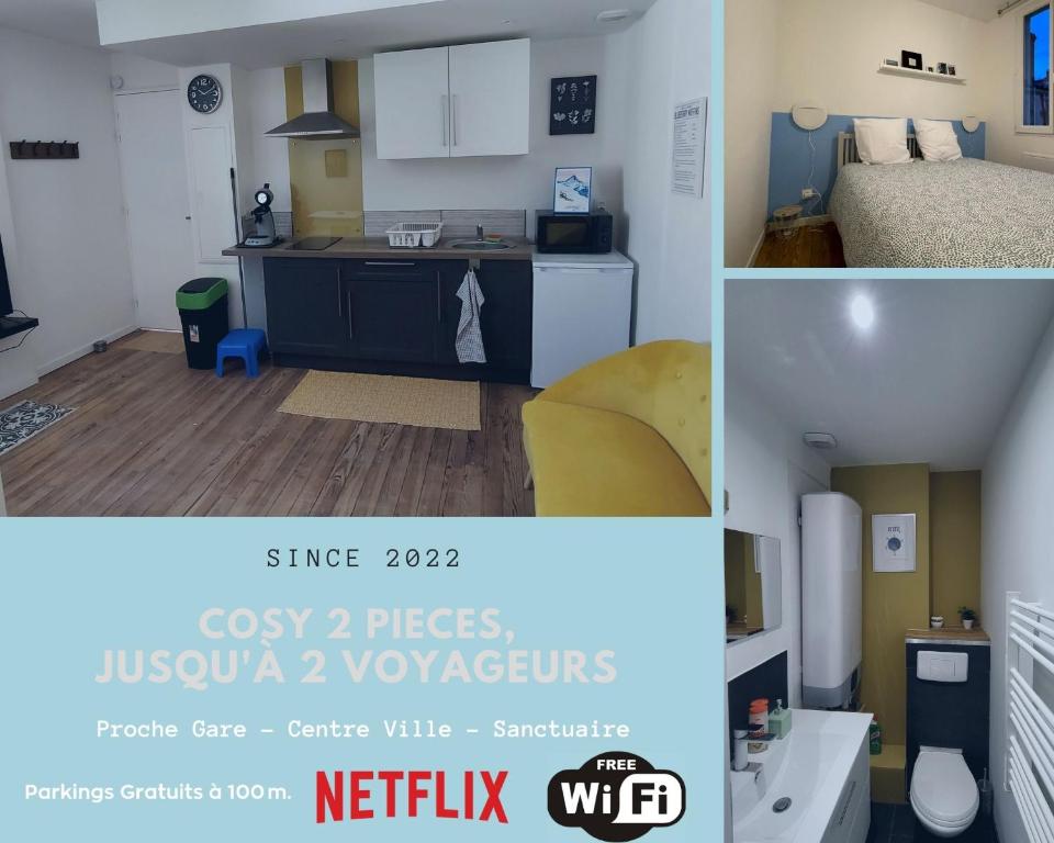 Appartement T1 Bis Cosy proche Gare 7 Avenue Hélios 65100 Lourdes