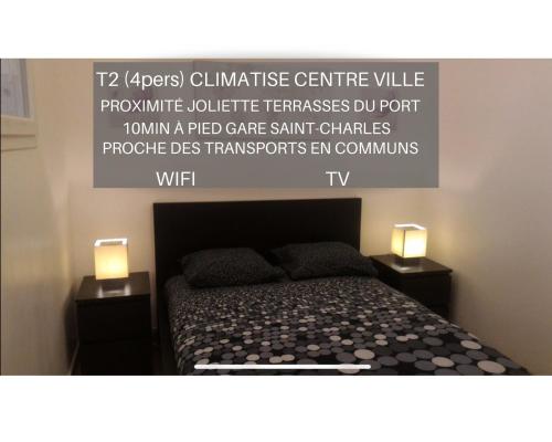 T2 (4pers) Centreville Marseille Climatisé