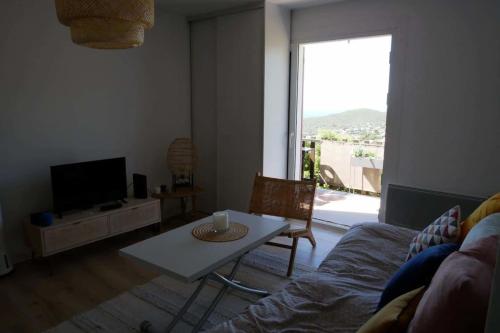 T2 aptt with terrace and sea view in Cavalaire