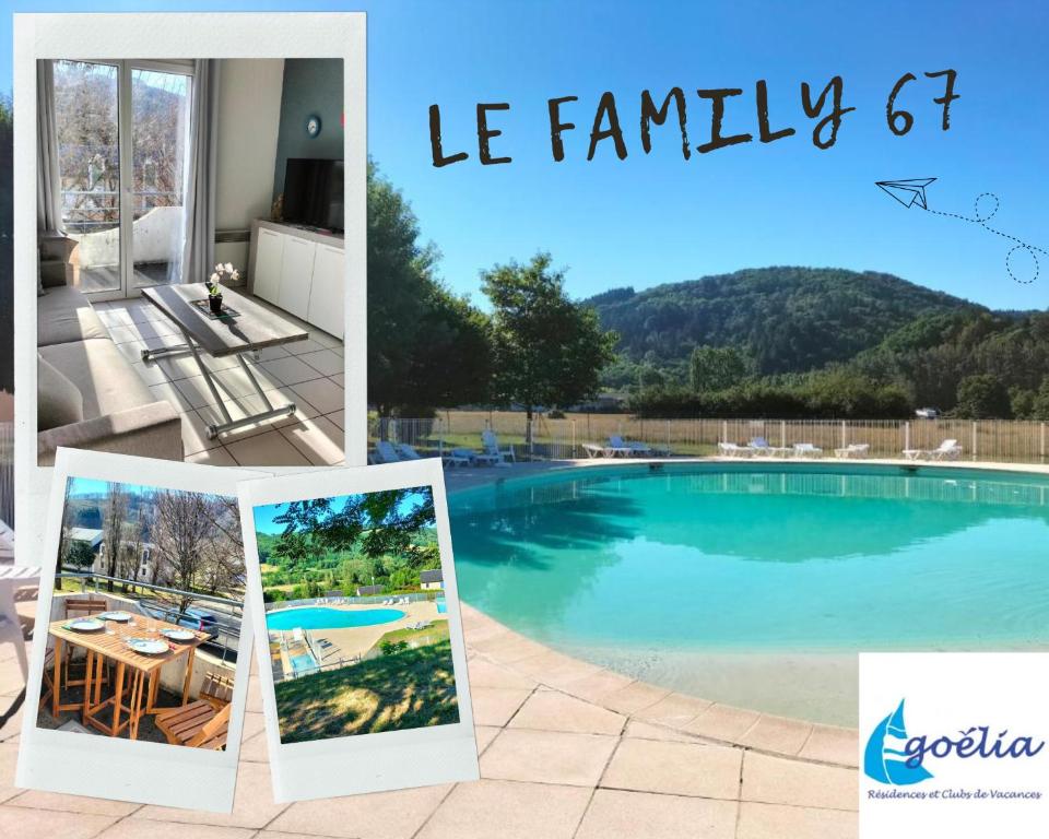 Appartement T2 avec piscine-Le family 67 Résidence GOELIA-La Falque 12130 Pierrefiche