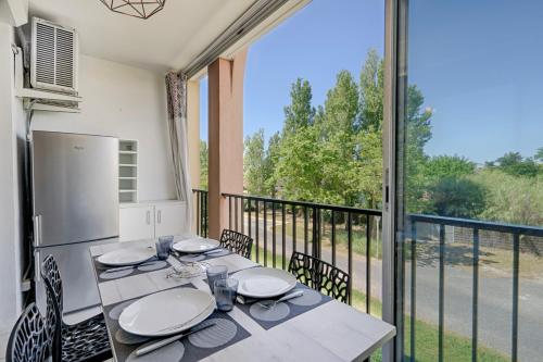 appartement T2 climatisé avec piscine secteur richelieu Le Cap d\'Agde france