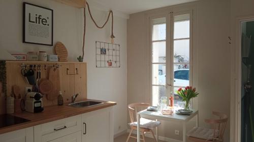 T2 D en coeur de Balaruc dans maison avec jardin ideal couple de curistes