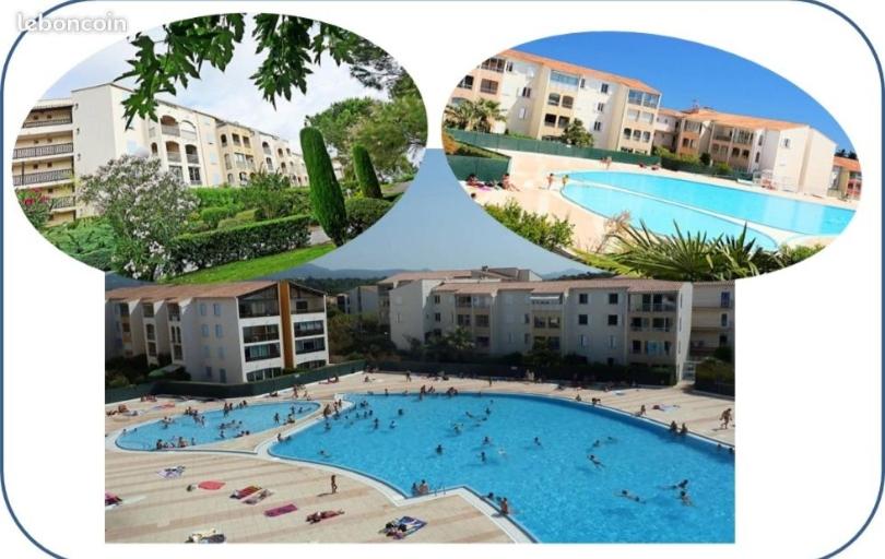 T2 dans résidence sécurisée avec piscine et tennis 393 Rue Gustave Bret, 83600 Fréjus