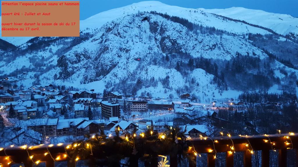 T2 Les Chardons avec Piscine Sauna et Hammam les valmonts Route des Charbonnières, 73450 Valloire