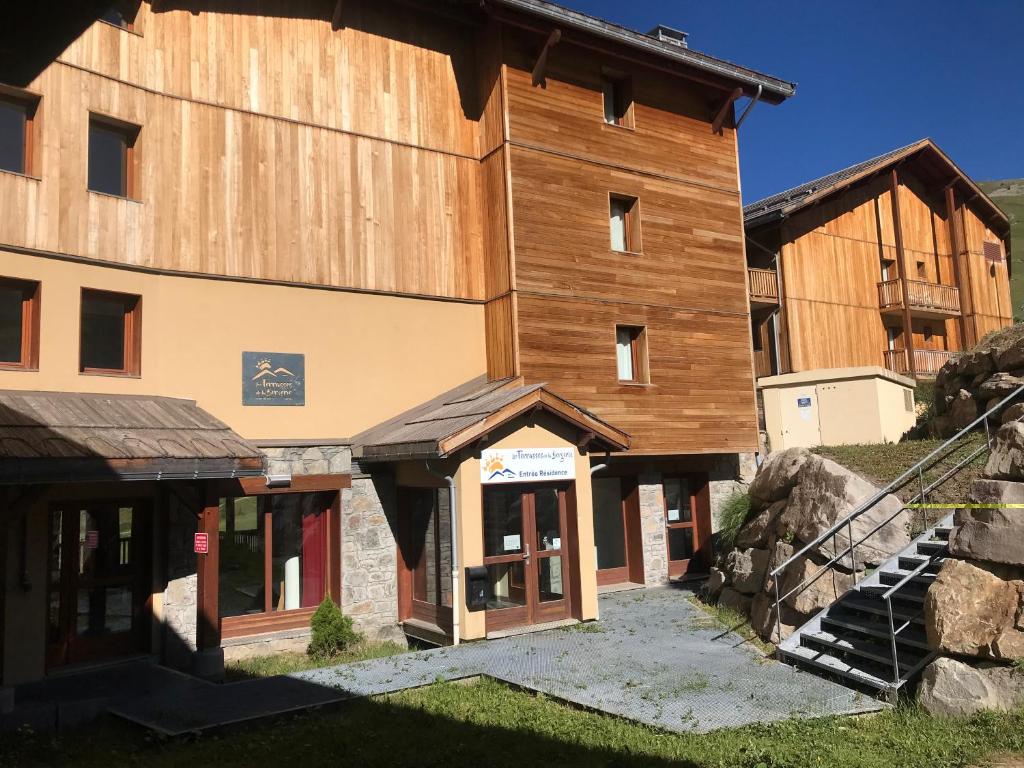 Appartement T2 skis aux pieds Les Terrasses de la Bergerie Résidence Les terrasses de la bergerie 05170 Orcières