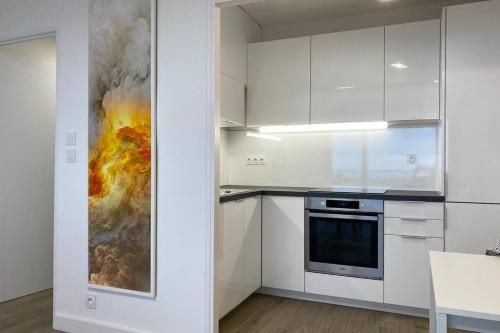 T2 vue mer, première ligne, terrasse, garage, clim