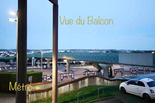 T3 - 62m2 - parking privé - métro