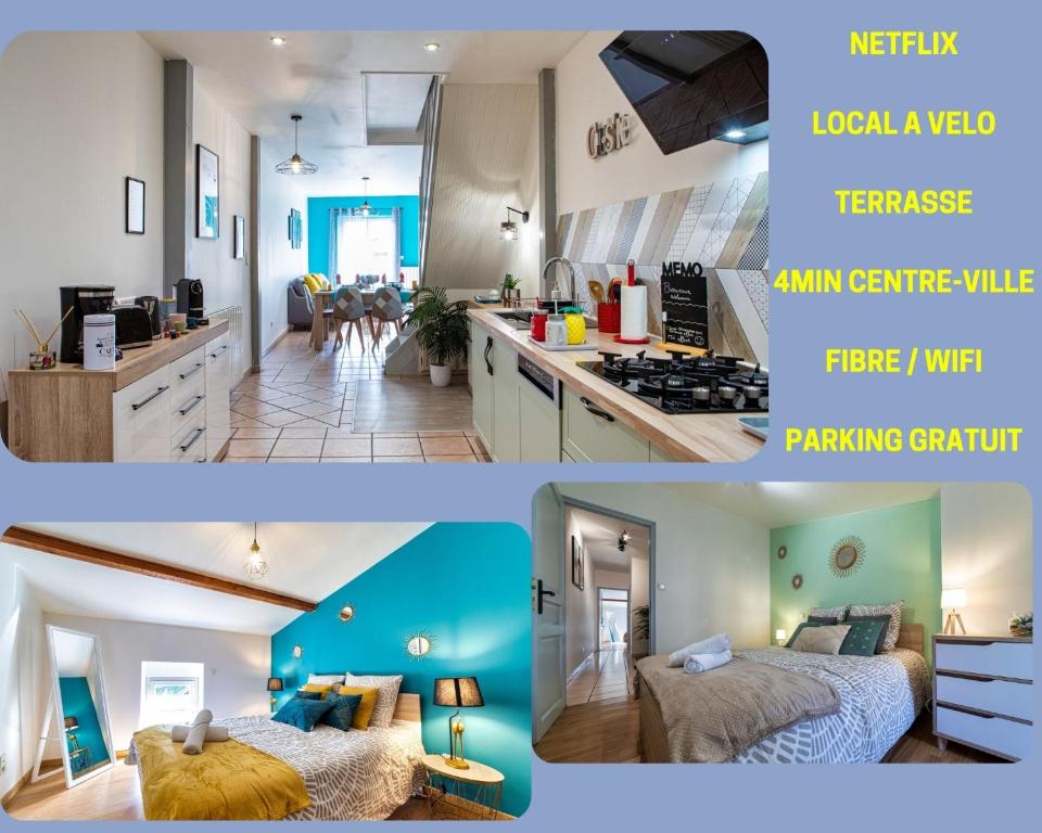 Appartement T3 GAILLAC ST-JEAN-Fibre-Netflix-Parking 56 Rue de l'Égalité 81600 Gaillac